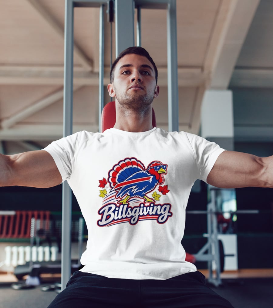 Buffalo Bills Thanksgiving 2026 Turkey Billsgiving Football Celebration T-Shirt