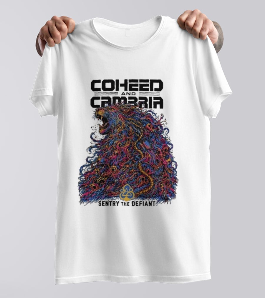 Coheed And Cambria Sentry The Defiant Neverender Red Rocks Amphitheatre Morrison Colorado September 29 2026 T-Shirt