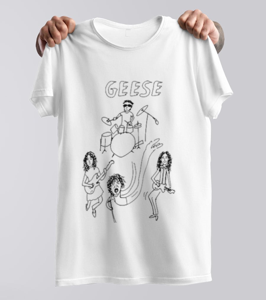 Geese Graham Coxon Blur Band Drumming Scene T-Shirt