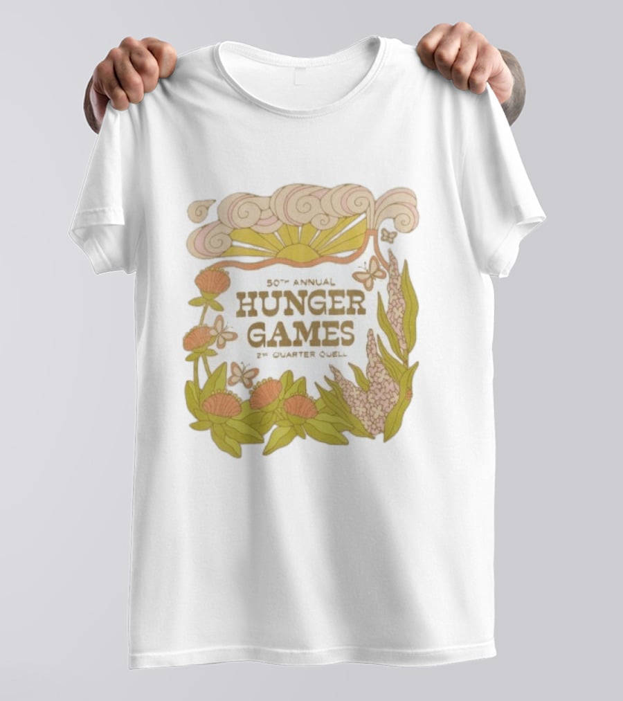 50th Annual Hunger Games 2nd Quarter Quell Floral Sun T-Shirt