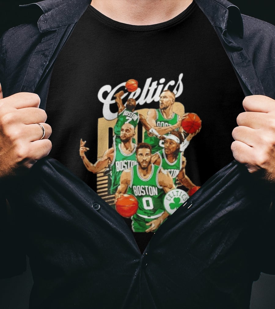 Boston Celtics 2026 Starting 5 Team NPBA Celtics Logo Basketball T-Shirt