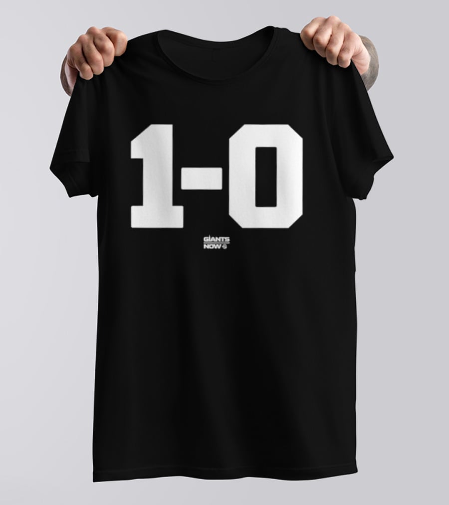 1 0 Score New York Giants John Harbaugh T-Shirt