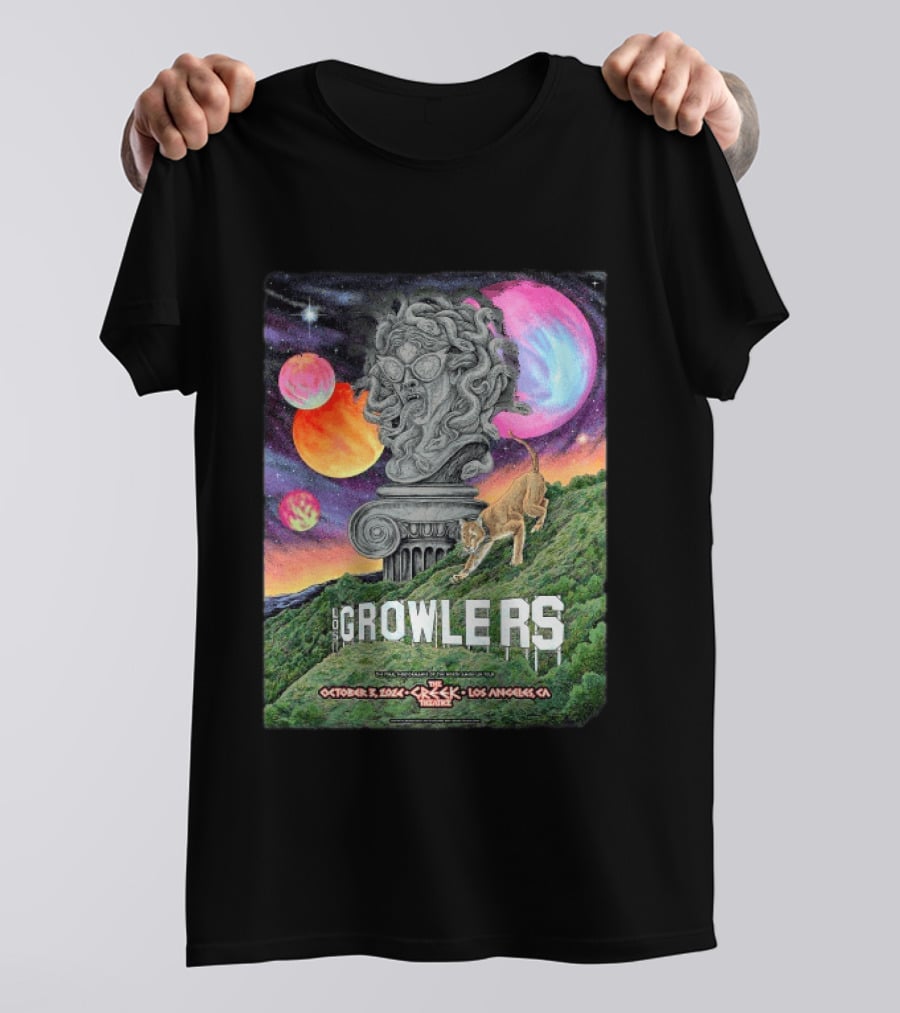The Growlers Tour 2026 The Greek Theatre Los Angeles CA October 3 T-Shirt