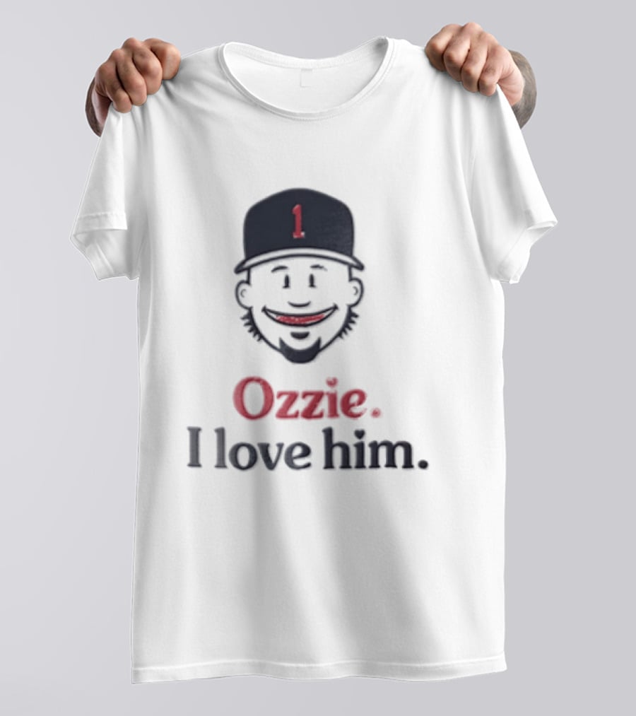 Atlanta Braves Ozzie Albies I Love Him 1 MLB Fan Favorite T-Shirt