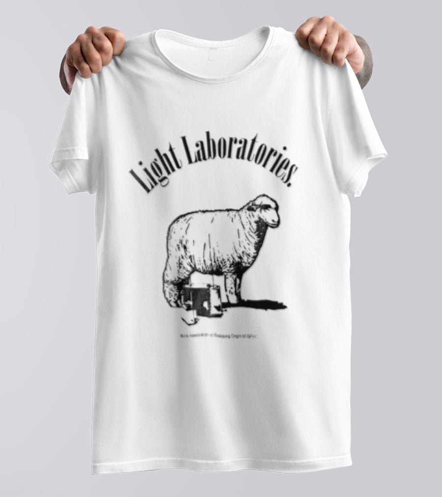 Light Laboratories Sheep Sketch Exploring Origin Of Grace T-Shirt