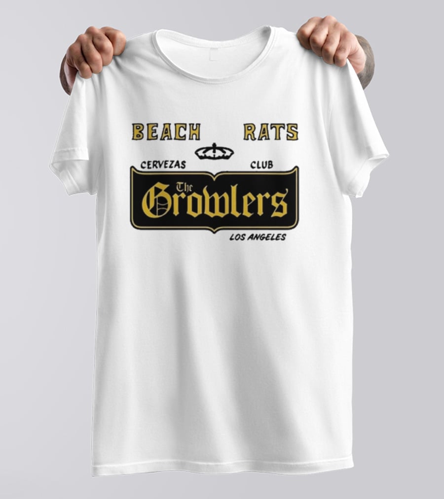 Beach Rats Cervezas Club The Growlers Los Angeles 2026 T-Shirt