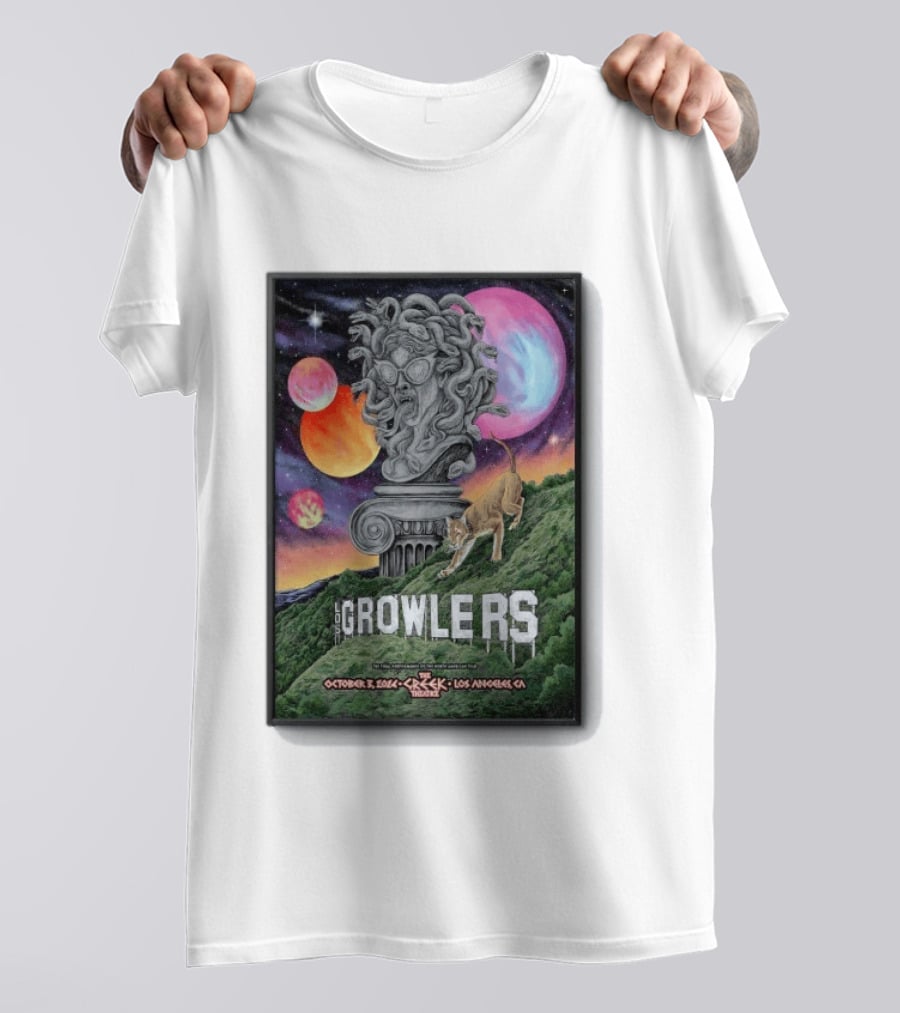 Los Growlers October 3 2026 Los Angeles Cosmic Event T-Shirt
