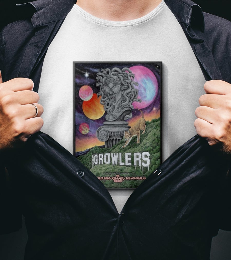 Los Growlers October 3 2026 Los Angeles Cosmic Event T-Shirt