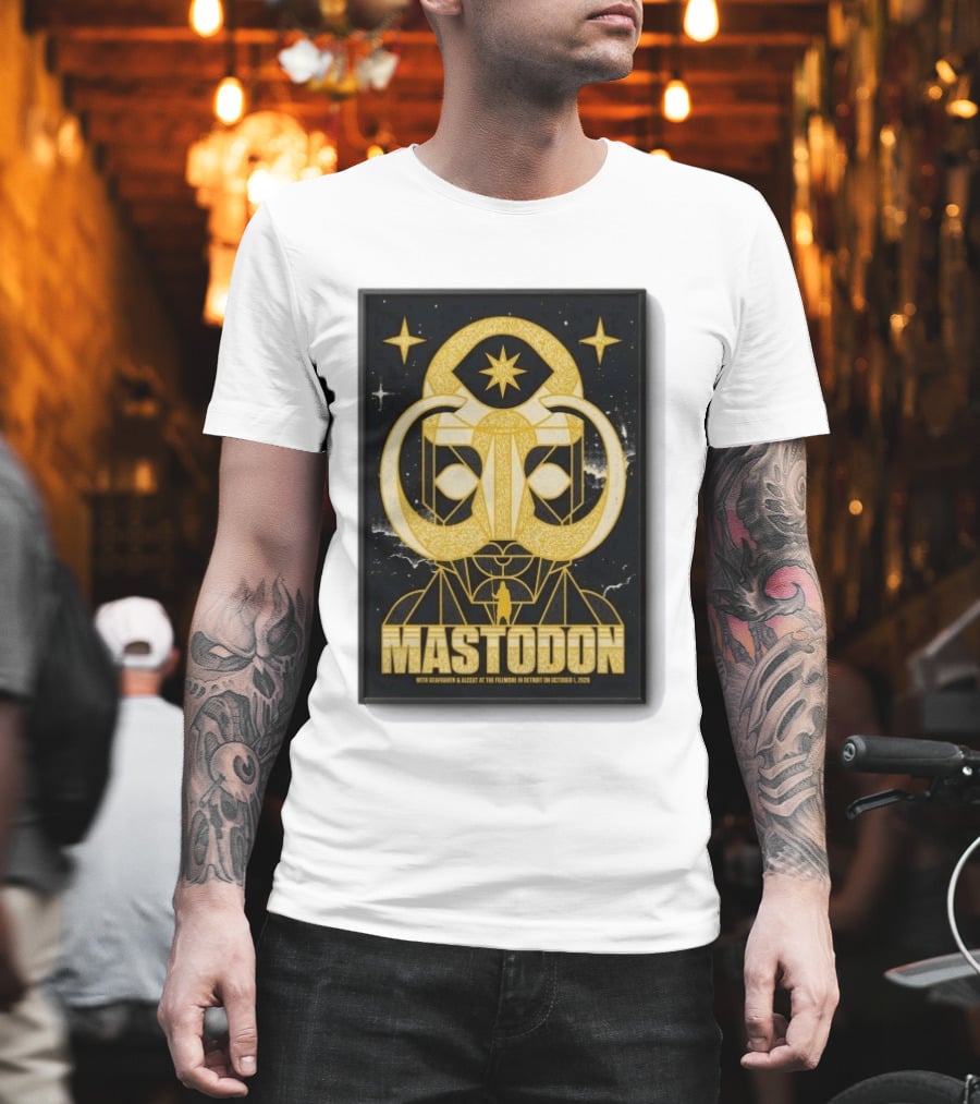 Mastodon The Fillmore Detroit Oct 1 2026 With Deafheaven And Khemmis T-Shirt