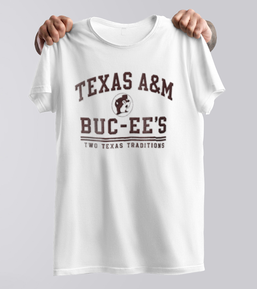 Texas A&M Buc Ee's Two Texas Traditions T-Shirt