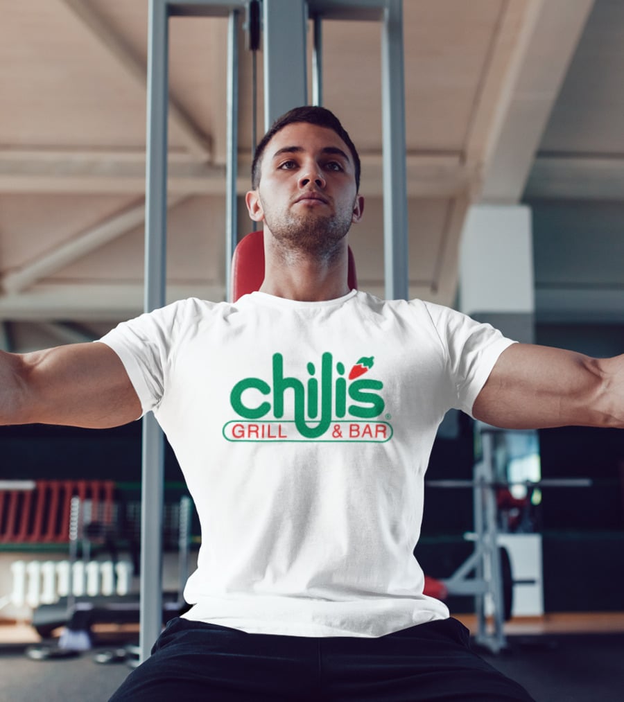 Welcome To Chili's Grill & Bar Varsity Jersey T-Shirt