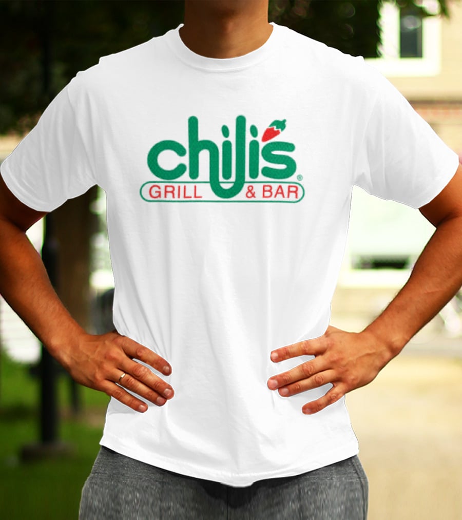 Welcome To Chili's Grill & Bar Varsity Jersey T-Shirt