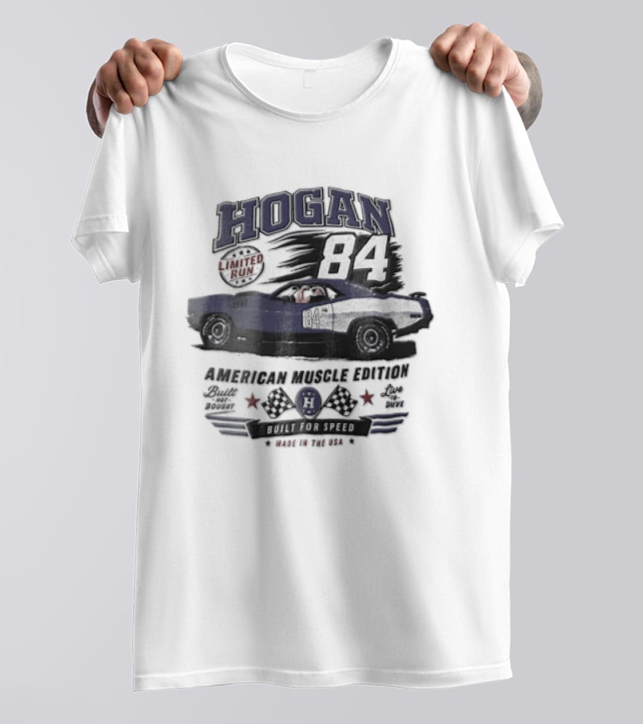 Hogan Hero Classic Muscle Car Racing Power 1984 Championship Series T-Shirt
