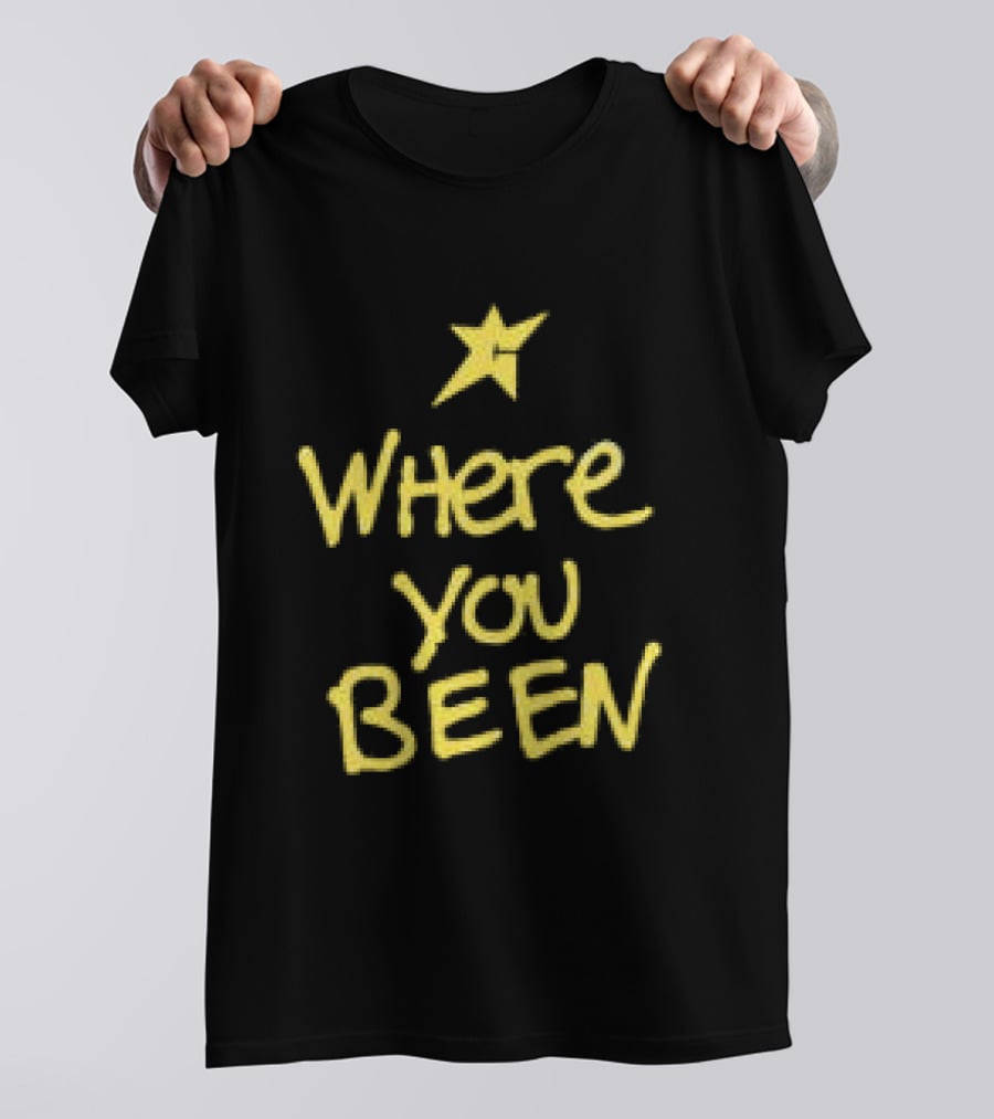 Carpetco Dinosaur Jr. Where You Been Black Star Yellow T-Shirt