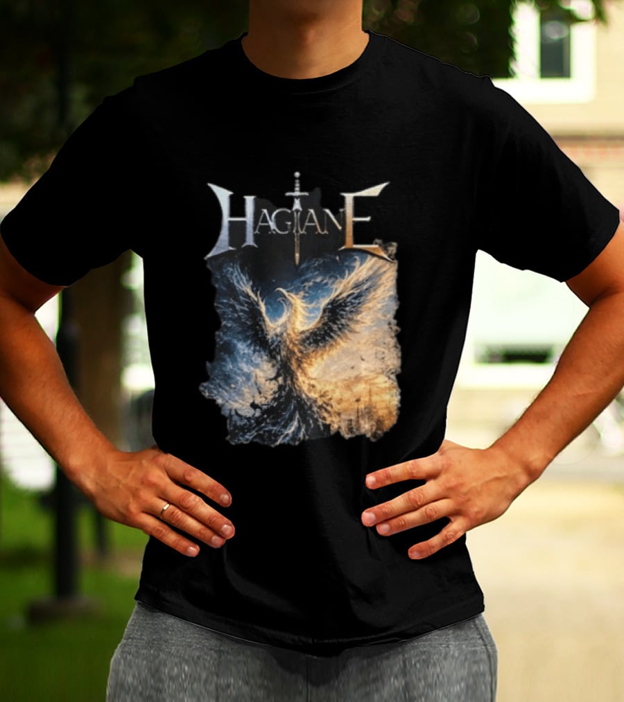 Hagane Sword And Phoenix Night T-Shirt