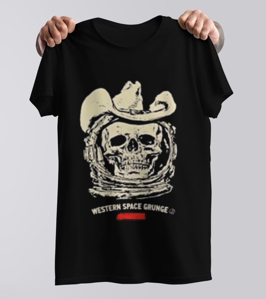 Dexter And The Moonrocks Skullboy Cowboy Hat T-Shirt