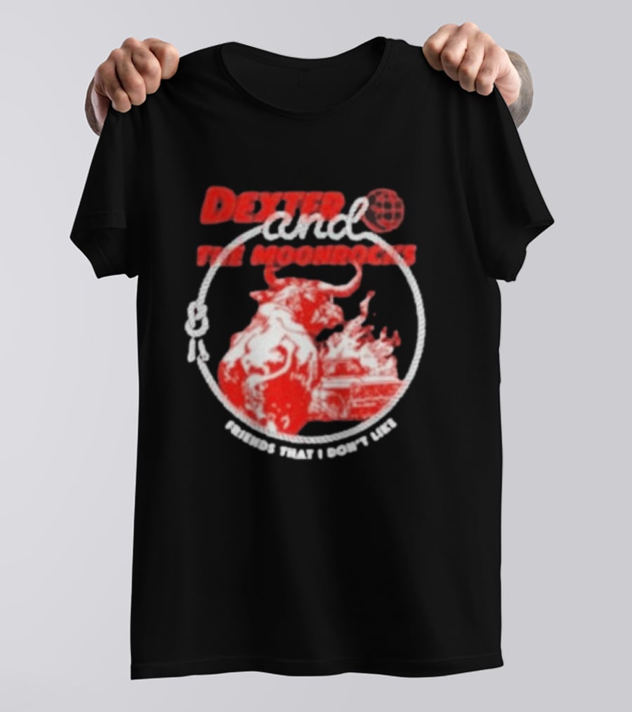 Dexter And The Moonrocks Friends Don't Like Club Album Red Bull T-Shirt