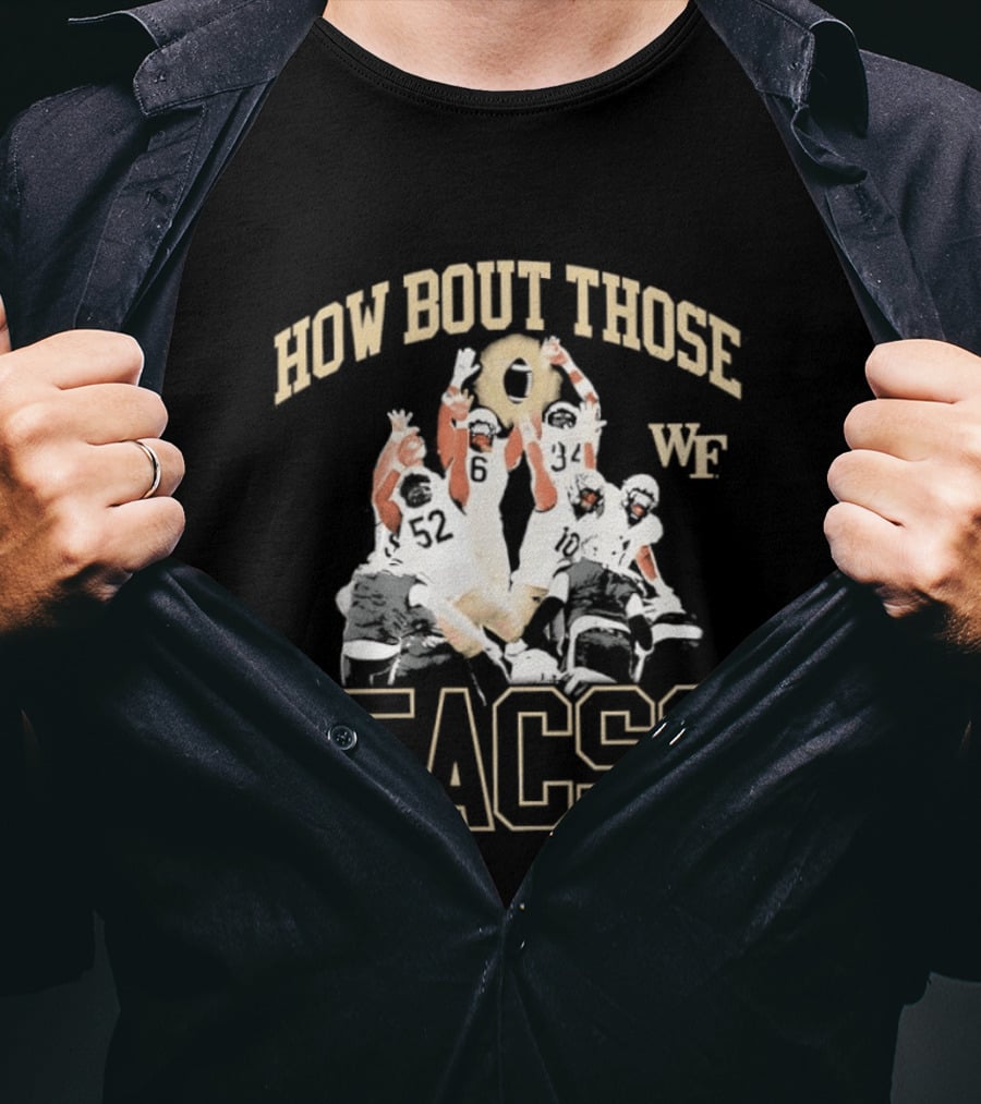 How Bout Those Wake Forest Deacs Football Celebration T-Shirt