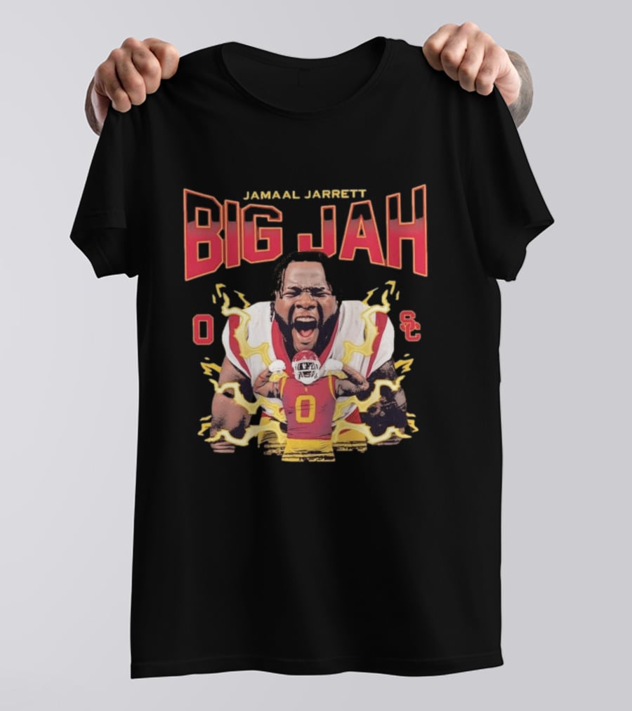 Jamaal Jarrett Big Jah USC Trojans Football No 0 Collage T-Shirt