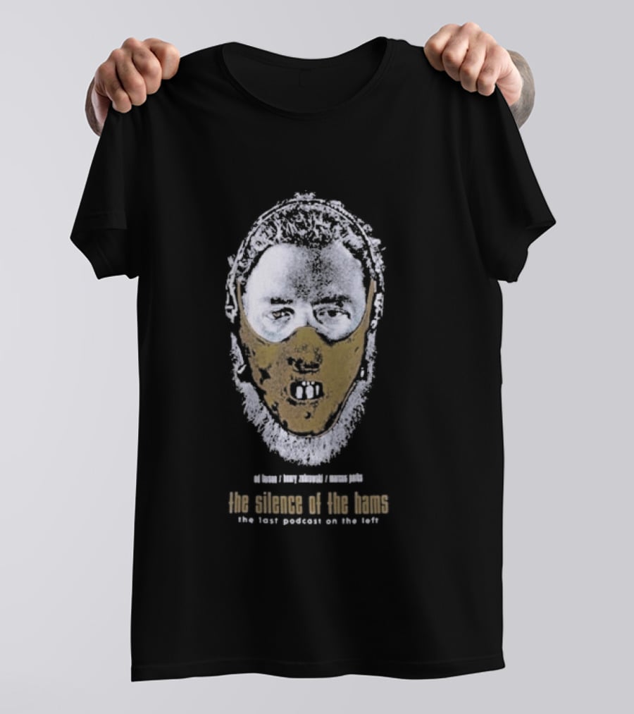 Last Podcast Silence Of The Hams Face Mask Edition T-Shirt