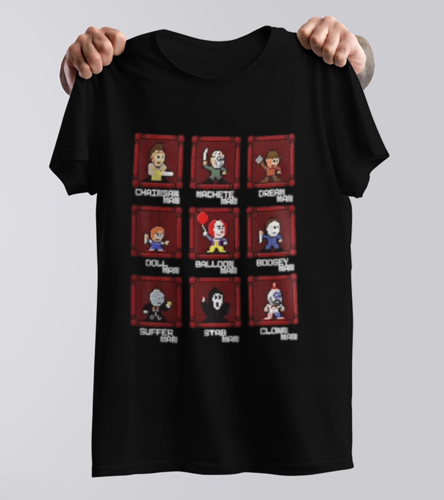Chainsaw Man Machete Man Dream Man Doll Man Balloon Man Boogey Man Spiker Man Stab Man Clown Man T-Shirt