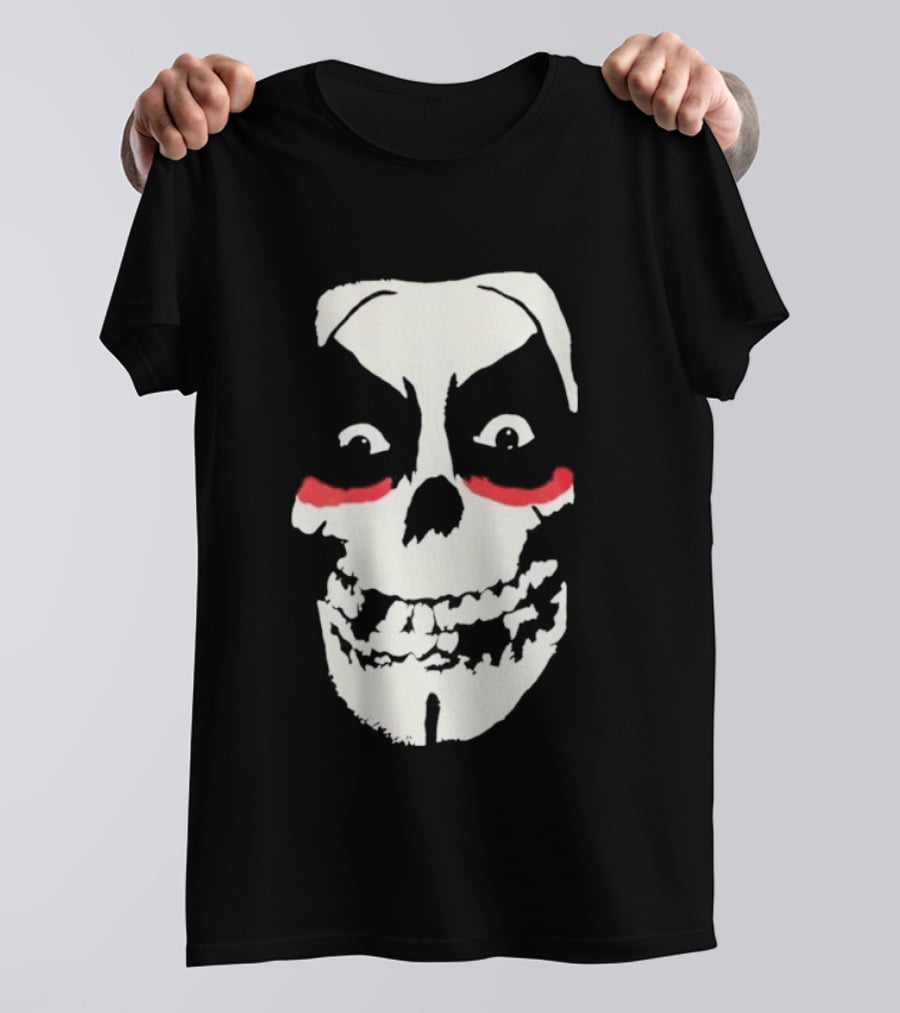 Original Misfits Skull With Danhausen Red Makeup Mechanics 2026 T-Shirt