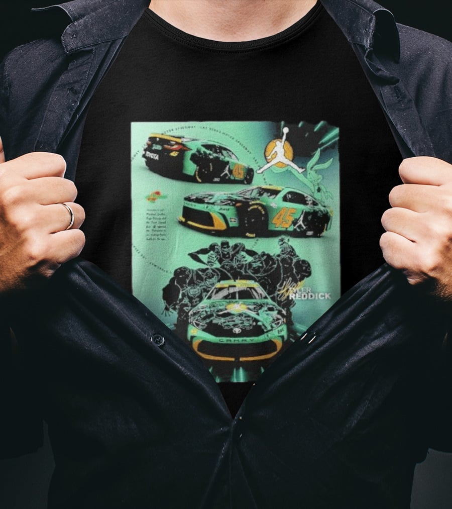 Tyler Reddick 45 Camry Jordan Monstars Las Vegas Racing T-Shirt