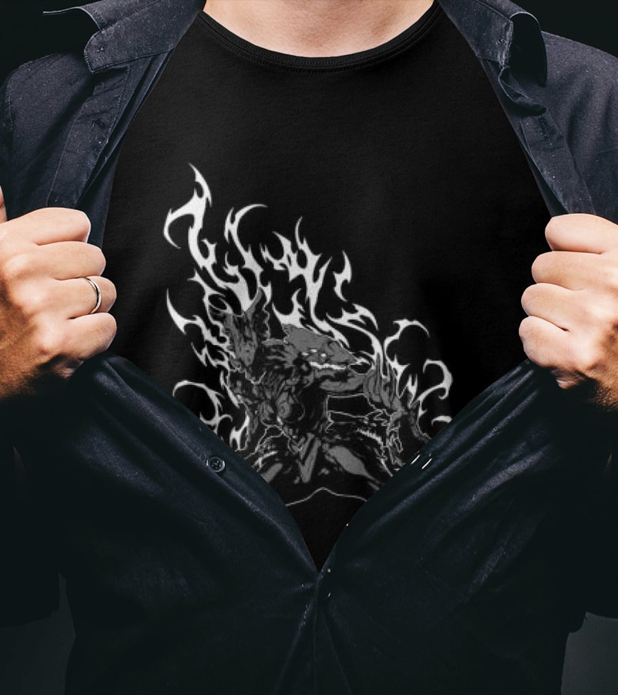 Warframe Store Conquera Voruna Heavyweight Flame T-Shirt