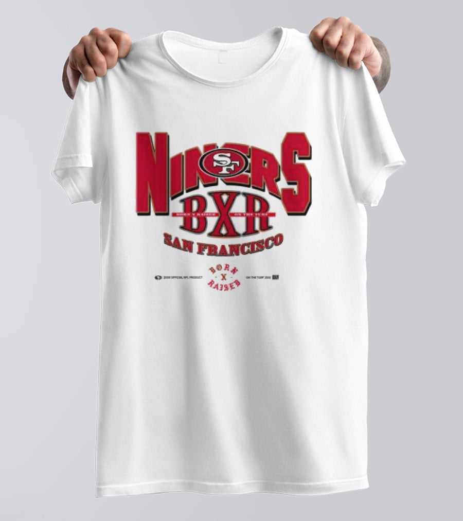 Born X Raised San Francisco 49ers Niners BXR Collaboration T-Shirt