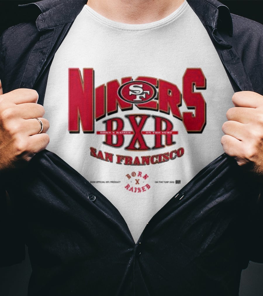 Born X Raised San Francisco 49ers Niners BXR Collaboration T-Shirt