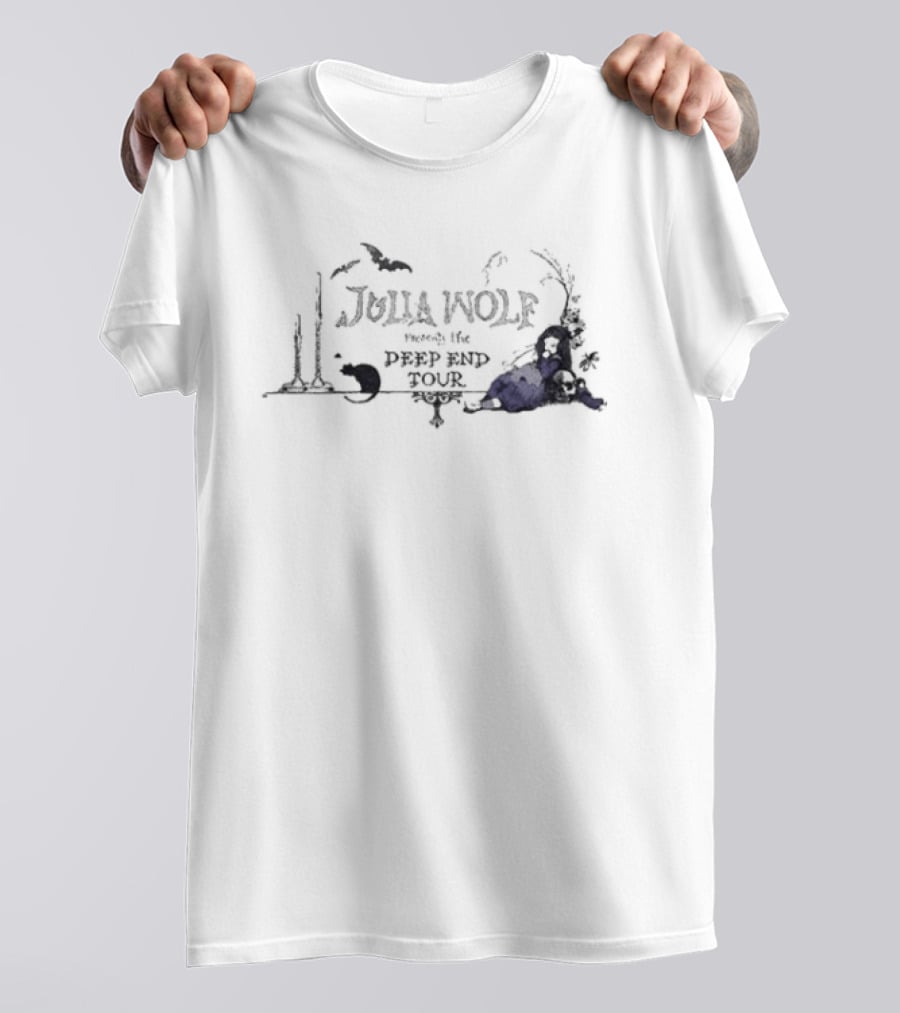 Julia Wolf Deep End Tour 2026 Dolphins And Seahorses T-Shirt
