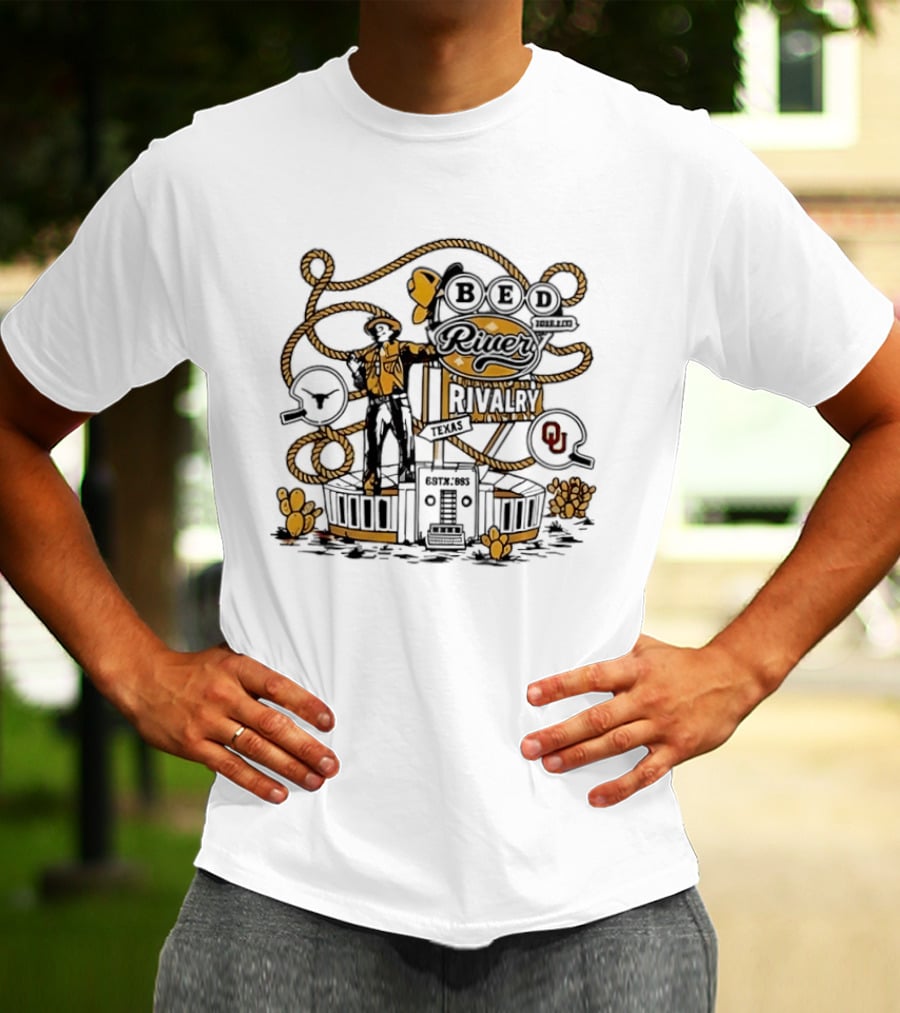 Texas Longhorns Red River Rivalry 2026 OU Vs Texas Iconic Showdown T-Shirt