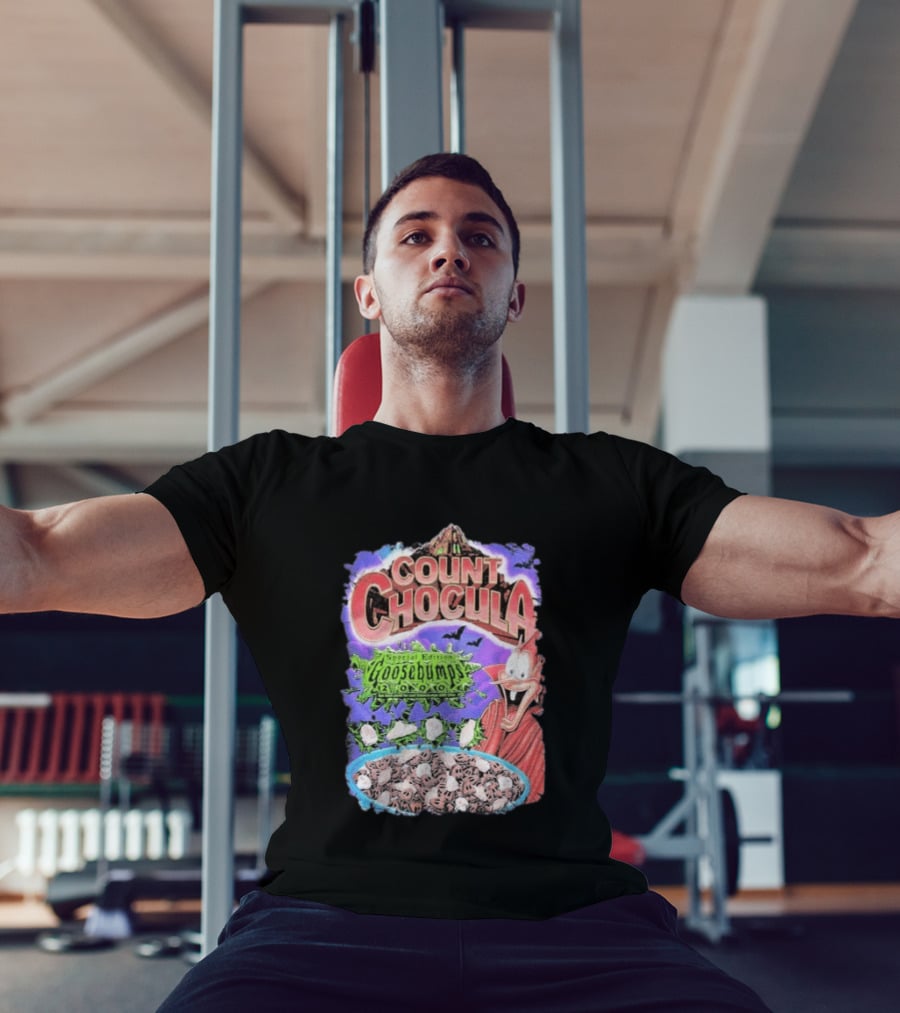Count Chocula Special Edition Goosebumps Cereal Box T-Shirt