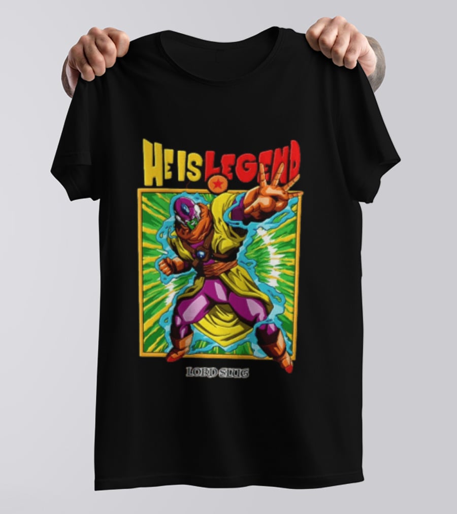 He Is Legend Lord Slug Anime Character Power Pose T-Shirt