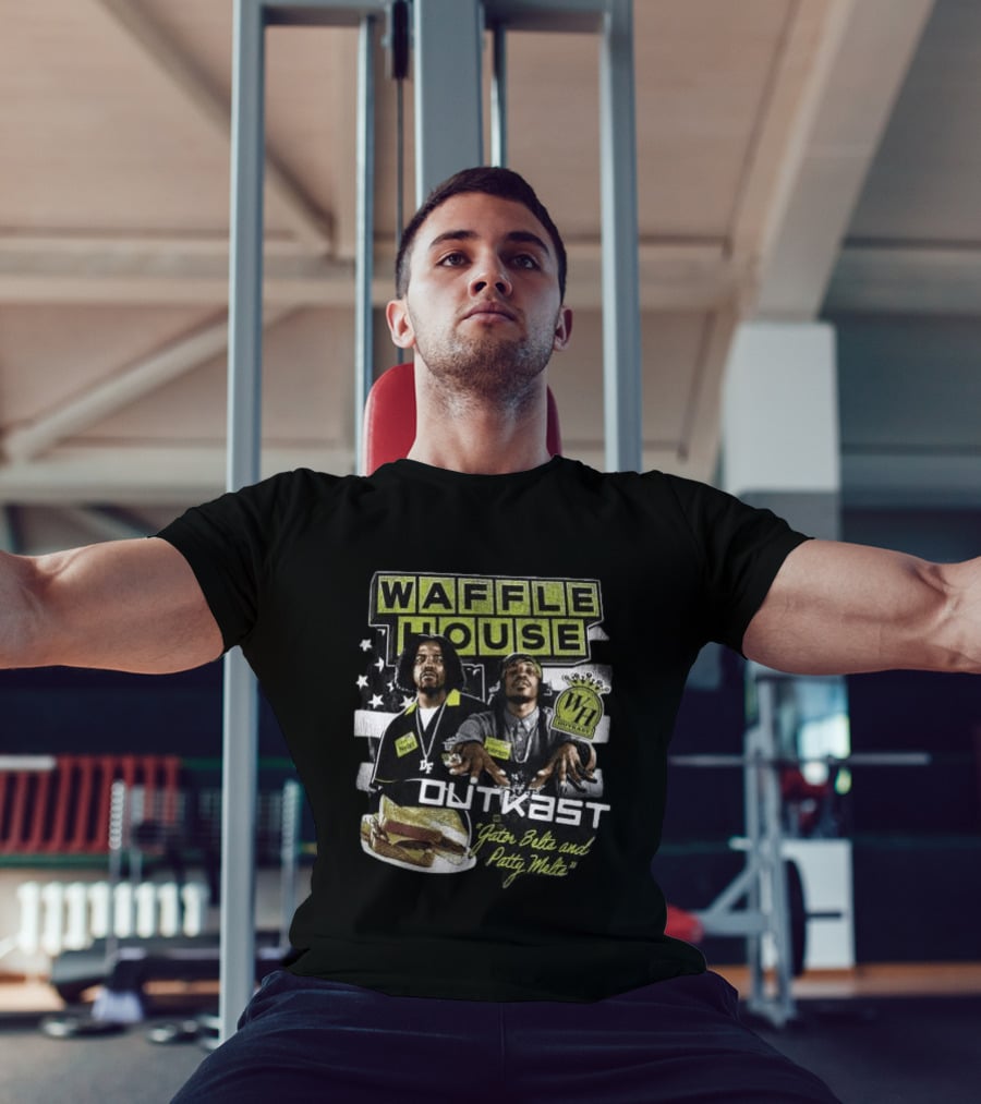 Waffle House Outkast Gator Belts And Patty Melts Bootleg T-Shirt