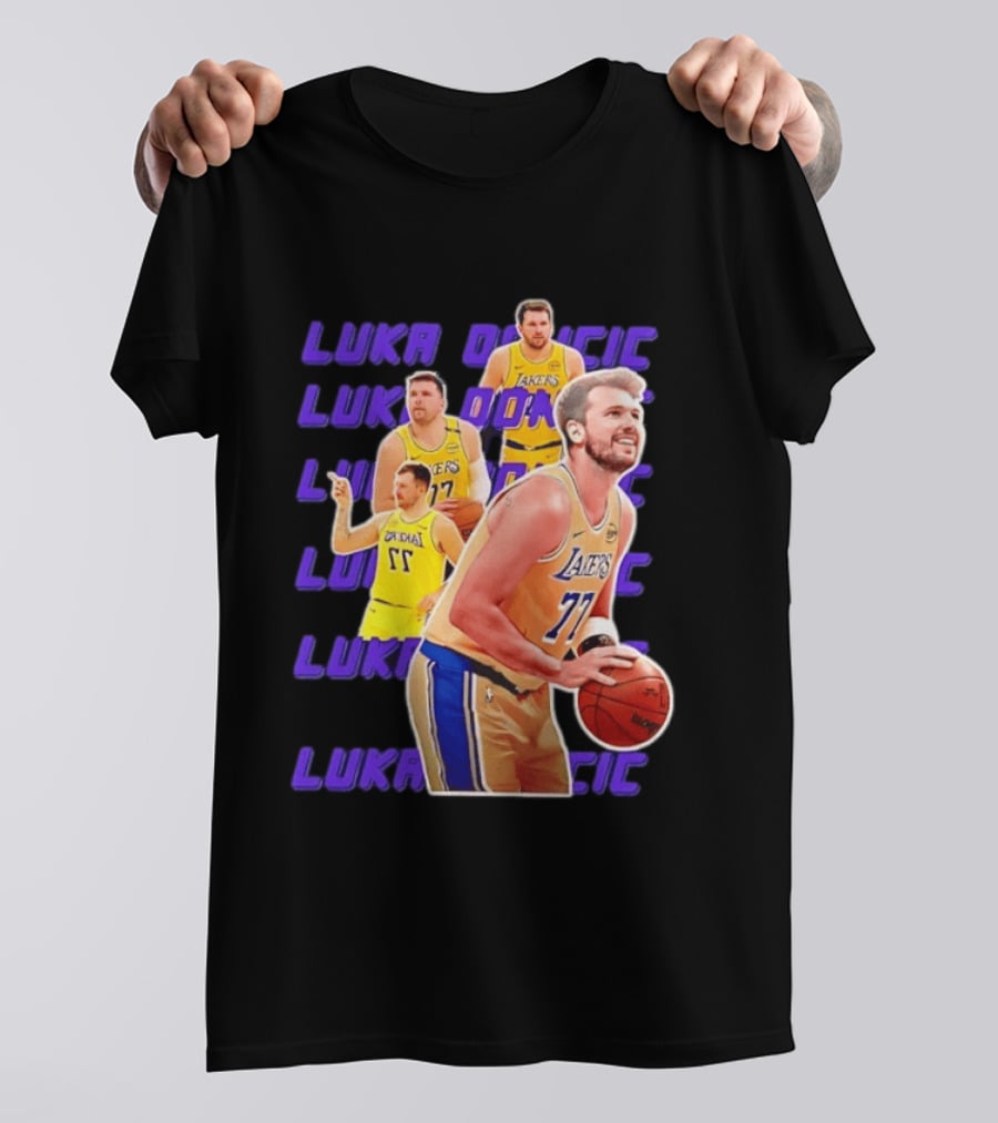 Luka Doncic Los Angeles Lakers 2026 Basketball Player 77 T-Shirt