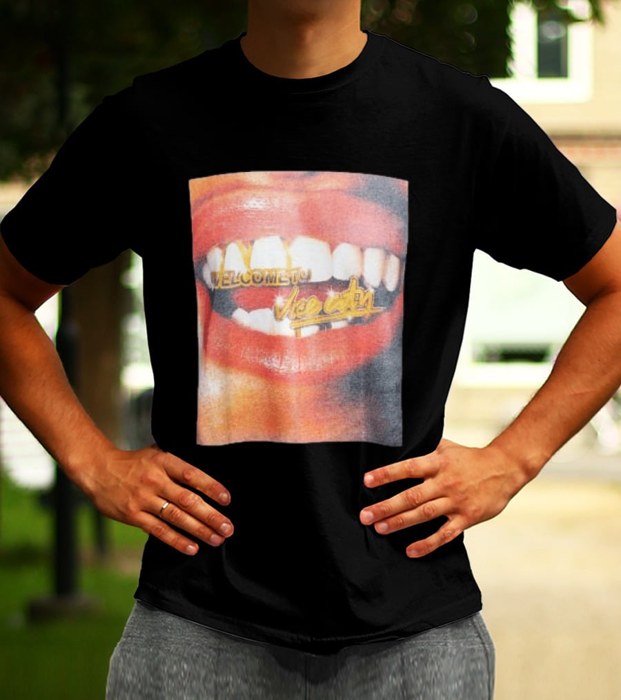 Miami Heat Store Court Culture Vice City Welcome Grill Oversized T-Shirt