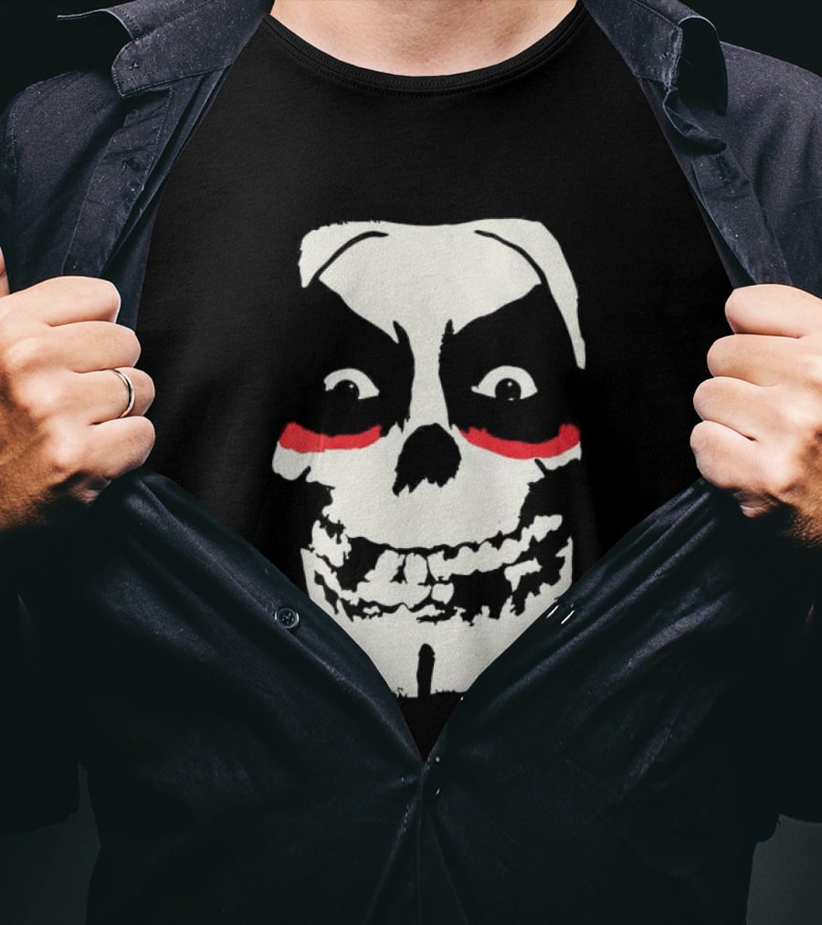 Middle Of Beyond Store Misfitshausen Misfits X Danhausen Fiend Skull T-Shirt