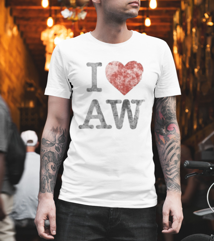 I Love AW Alex Warren Store Shop Tour T-Shirt