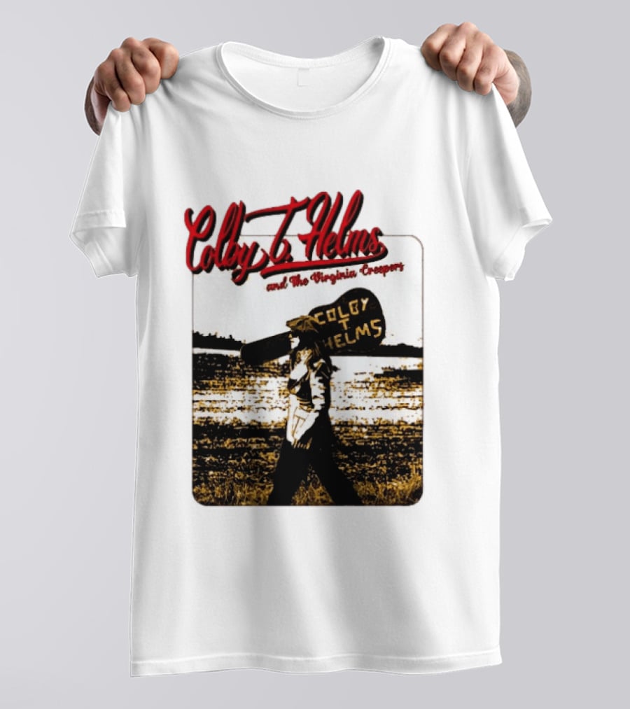 Colby Helms And The Virginia Creepers Travelin' Man Acoustic Journey T-Shirt