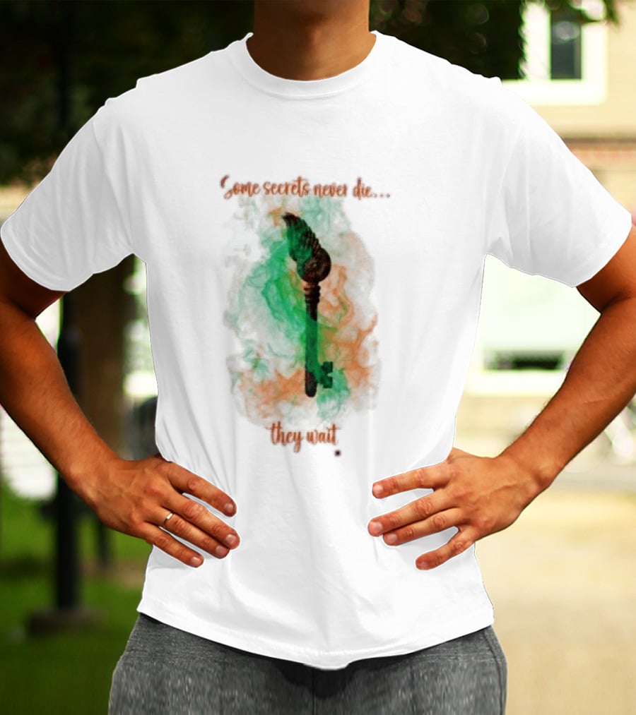 Detroit Red Wings The Witch Freida McFadden Some Secrets Never Die They Wait Mystical Key T-Shirt