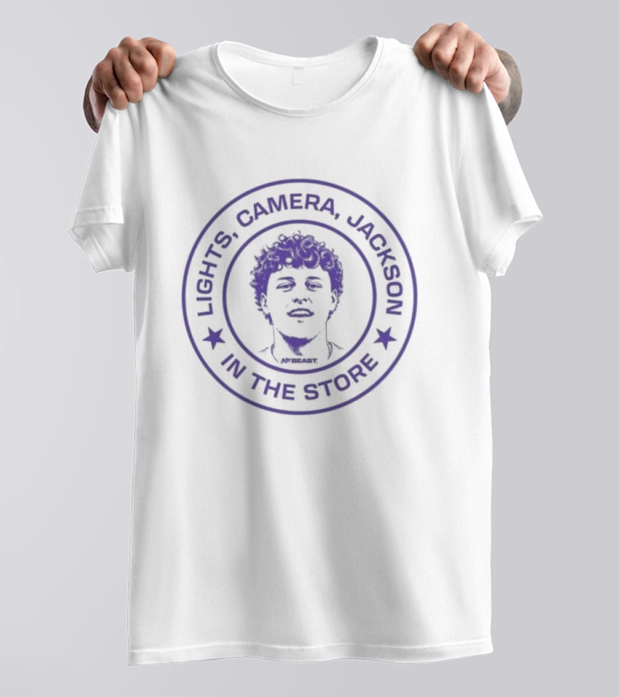 Lights Camera Jackson MrBeast In The Store T-Shirt