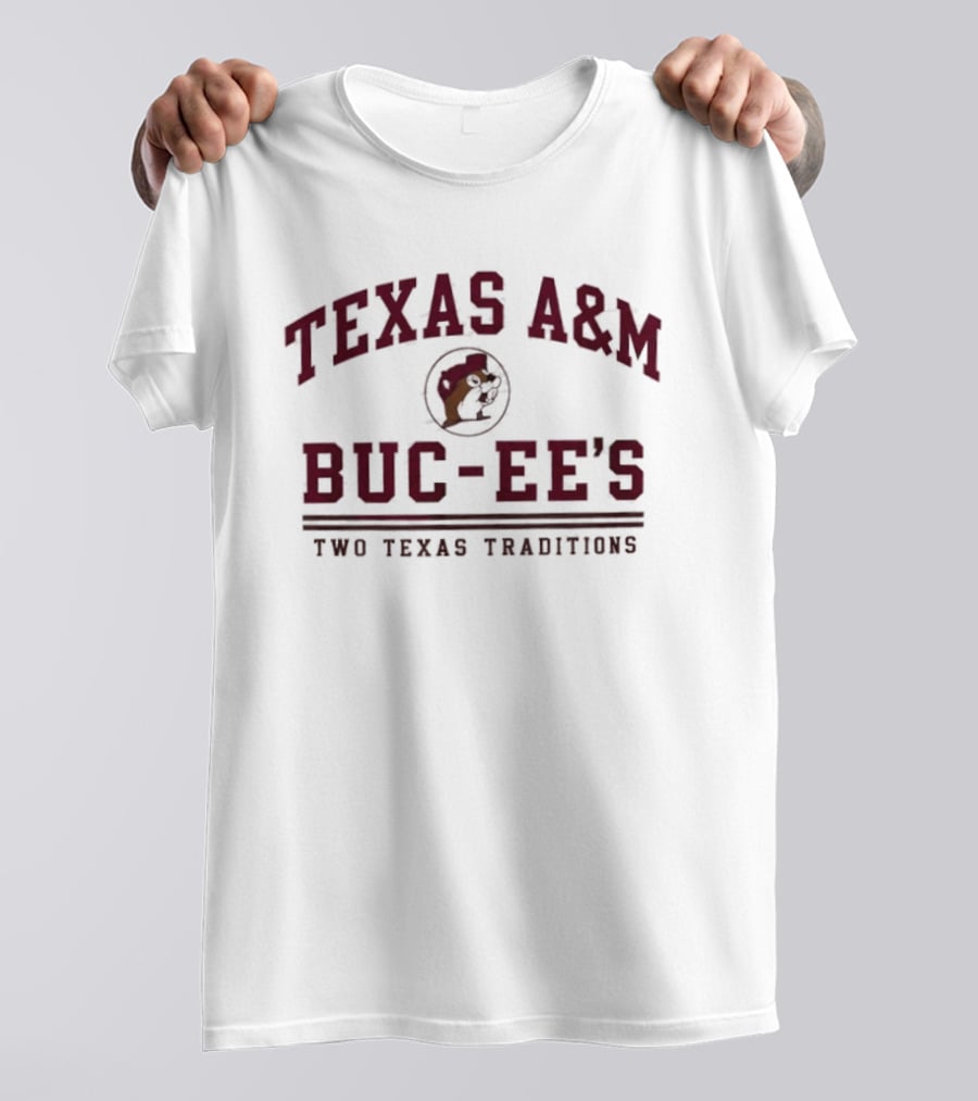 Texas A&M Buc Ee's Two Texas Traditions 2026 T-Shirt
