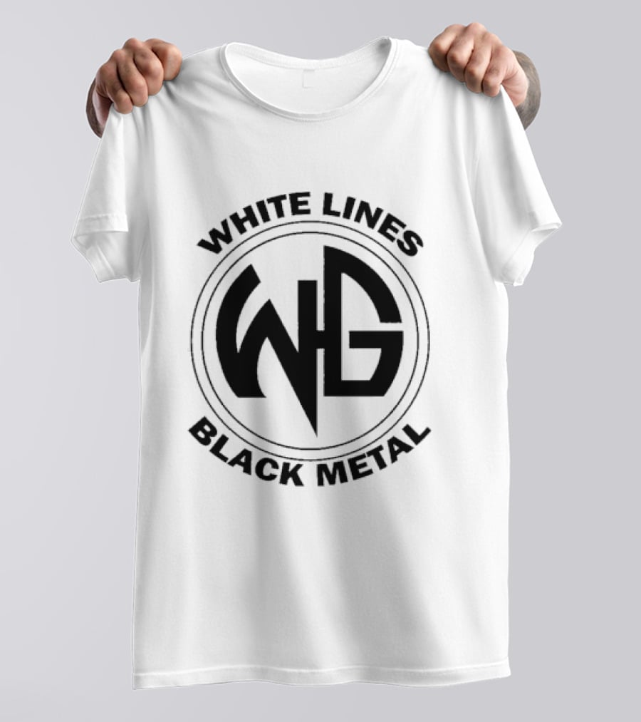 White Lines WG Black Metal T-Shirt