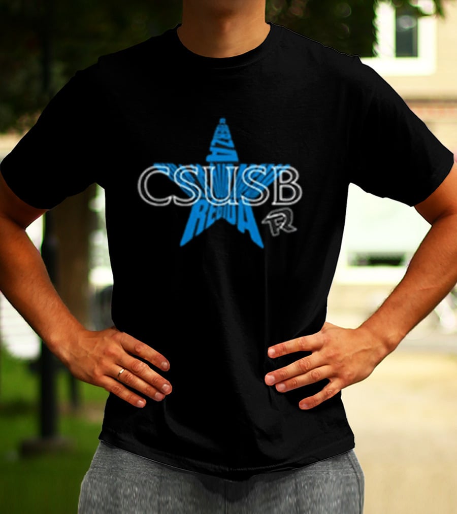 CSUSB X Fuerza Regida Star Burst Collaboration T-Shirt