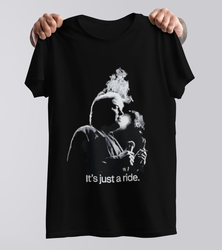 Bill Hicks It's Just A Ride Smoking Microphone T-Shirt