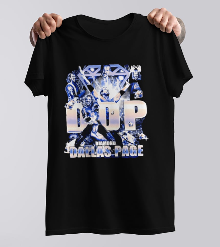 Diamond Dallas Page DDP Self High Five Retro Wrestling T-Shirt