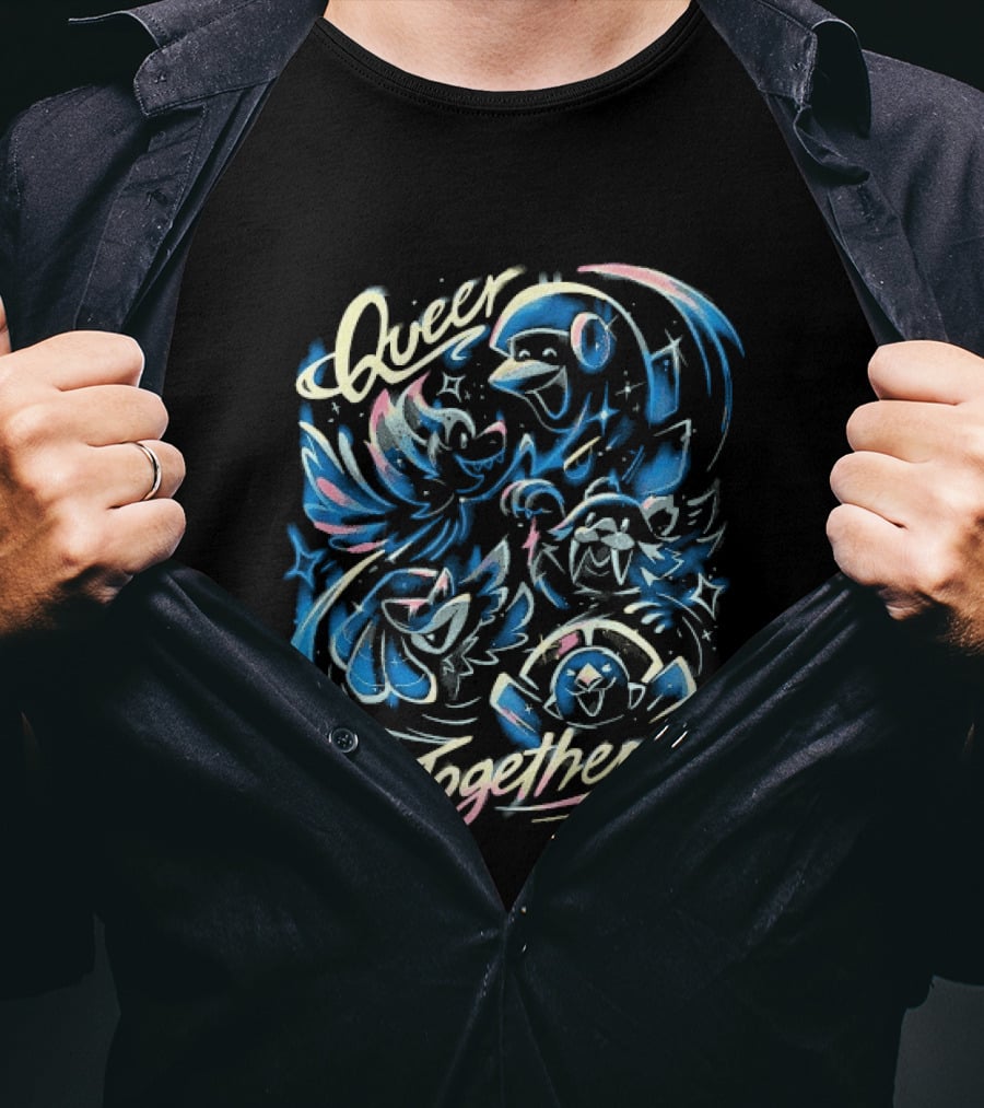 Games Done Quick Queer Together Celestial Fantasy T-Shirt