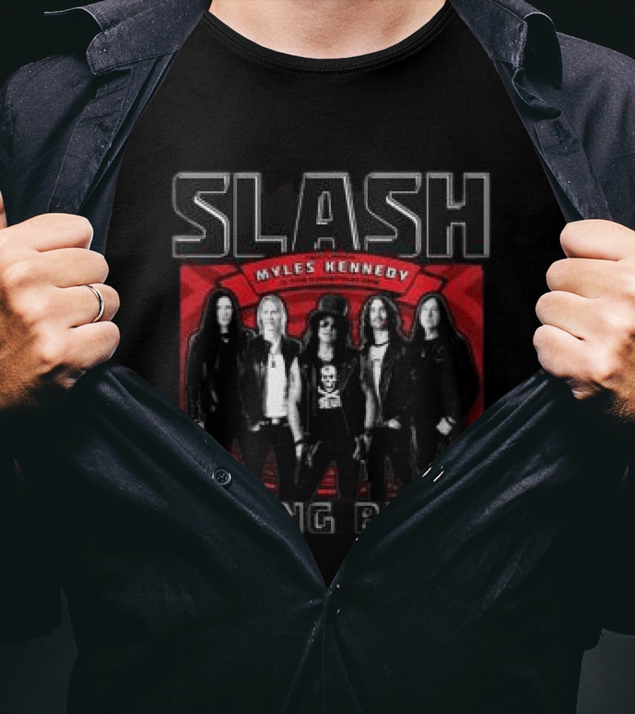 Slash Myles Kennedy Flying Blind Band T-Shirt