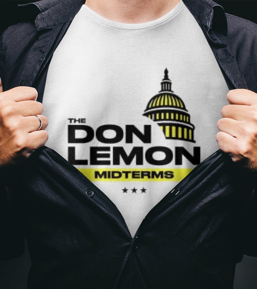 Don Lemon Midterms Capitol Illustration With Stars T-Shirt